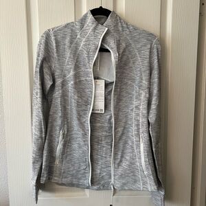 Gray Zip-Up Jacket